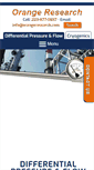 Mobile Screenshot of orangeresearch.com
