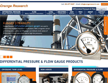 Tablet Screenshot of orangeresearch.com